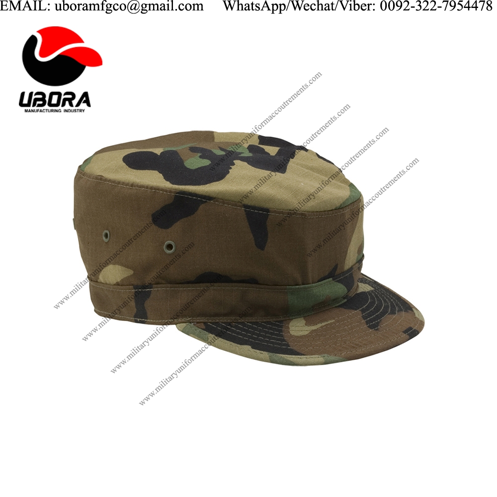 ARMY WOODLAND PATROL CAP army officer peaked cap, military officer peak cap, army peak hat, military