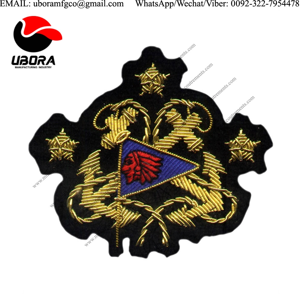 handmade badge Cap Badge With Club Burge patches, crests, emblem, insignia
