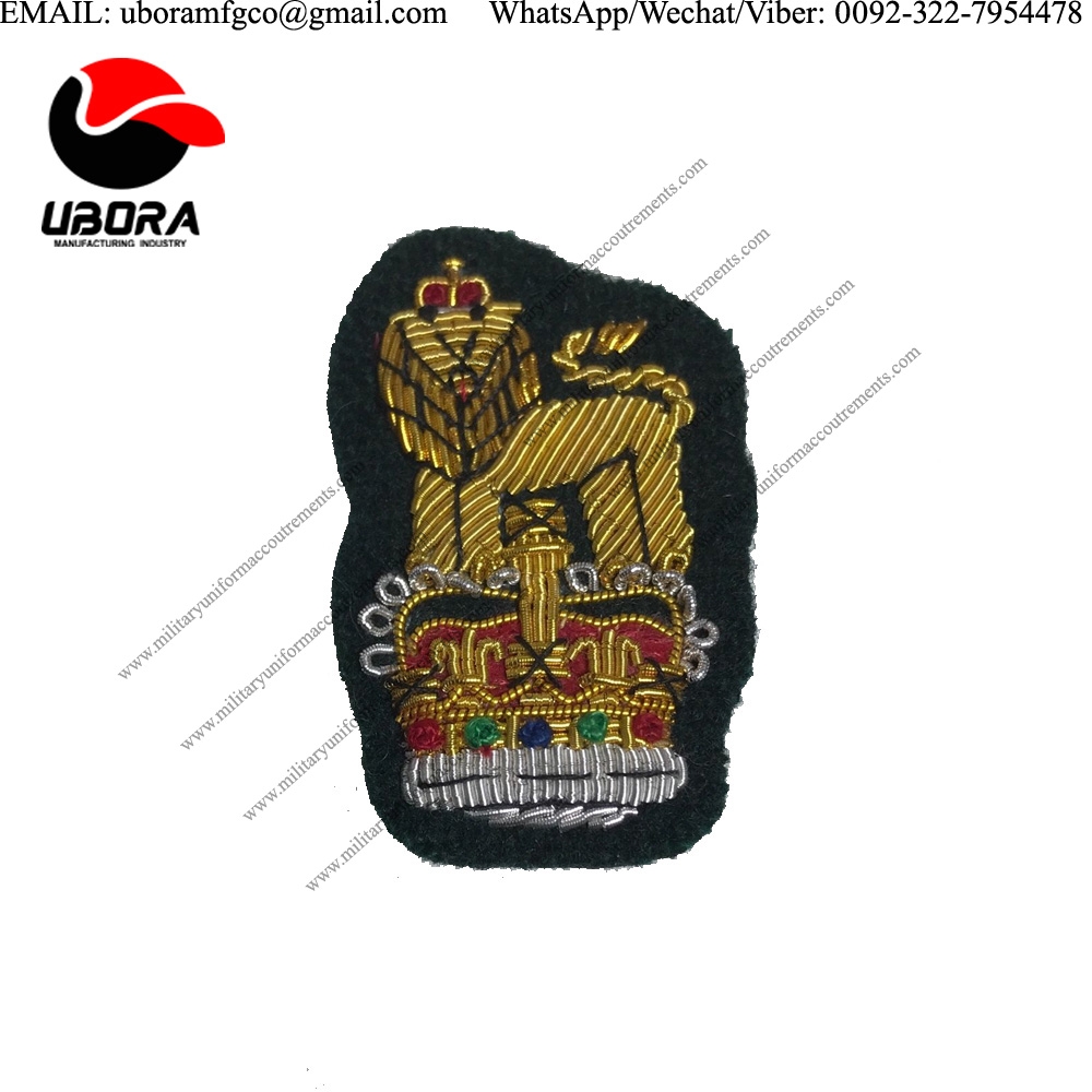 Pakistan supplier Staff Officer Commando Green Beret Badge, Army, Military, Hat, Cap, Rank embroider
