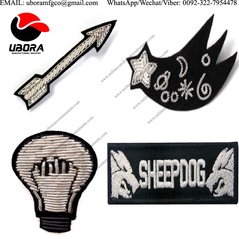 bullion wire Sheepdog Tactical Military ,bulb Embroidered Morale Hook & Loop Patch -  bullion wire 