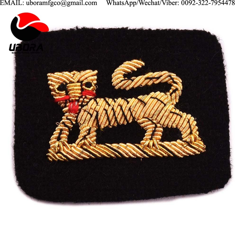 Uniform and Ceremonial Accoutrements Tiger Arm, No.1 Dress, Badge Wire Bullion military uniform 