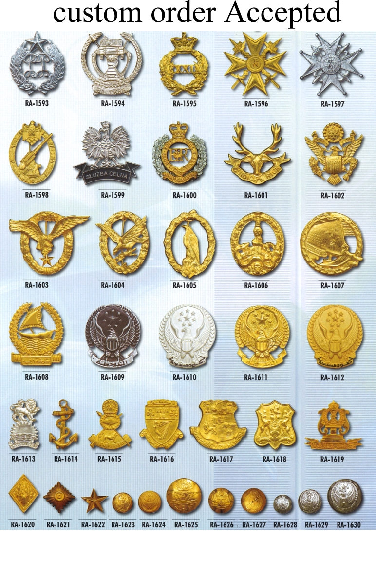 Supplier of Army uniform accessories,metal badges,buttons,german badges,