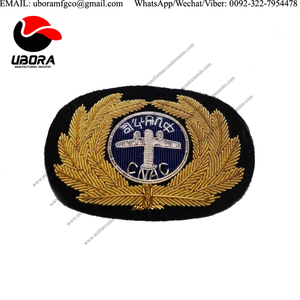 handmade badge China National Aviation Corp CNAC Pilots Cap Badge Quality Replica WW2 insignia