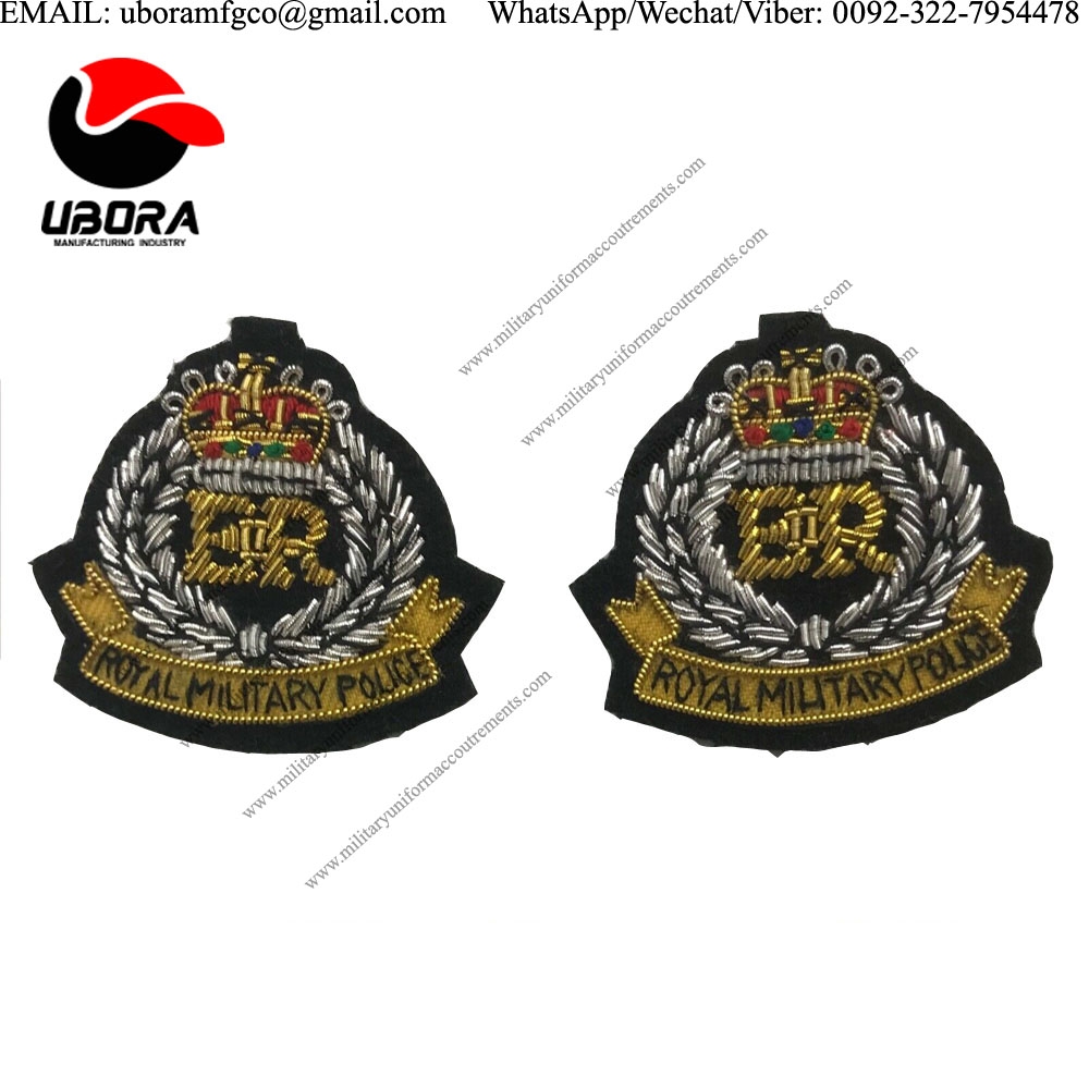 Uniform Blazer Badges Royal Military Police Collar Badges, Mess Dress, Army, Corps, Military, Dogs 