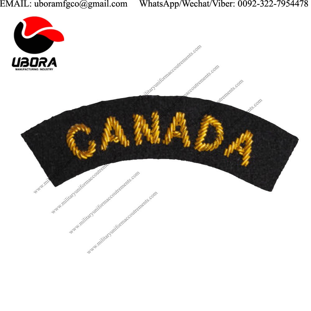 Military badge 1415 CANADA FLASH patch Hand-embroidered-badges, Embroidered Badges, Uk Hand