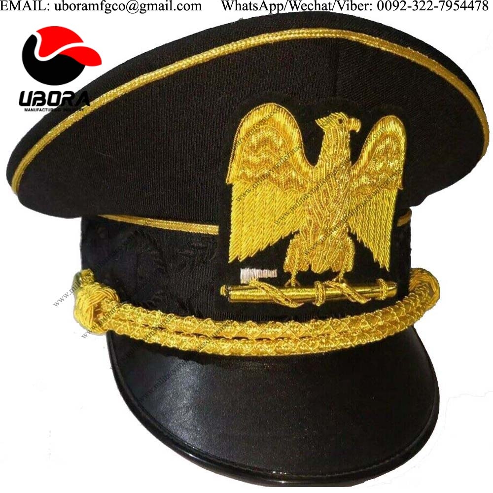 WWII Italian Fascist militaria visor hats  Supplier, officer Uniform Peak Cap, officer Uniform Peak 