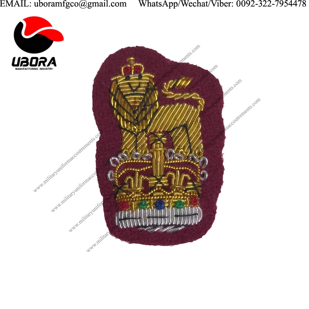 Pakistan supplier Staff Officer Para Maroon Beret Badge, Army, Military, Hat, Cap, Officers Rank 