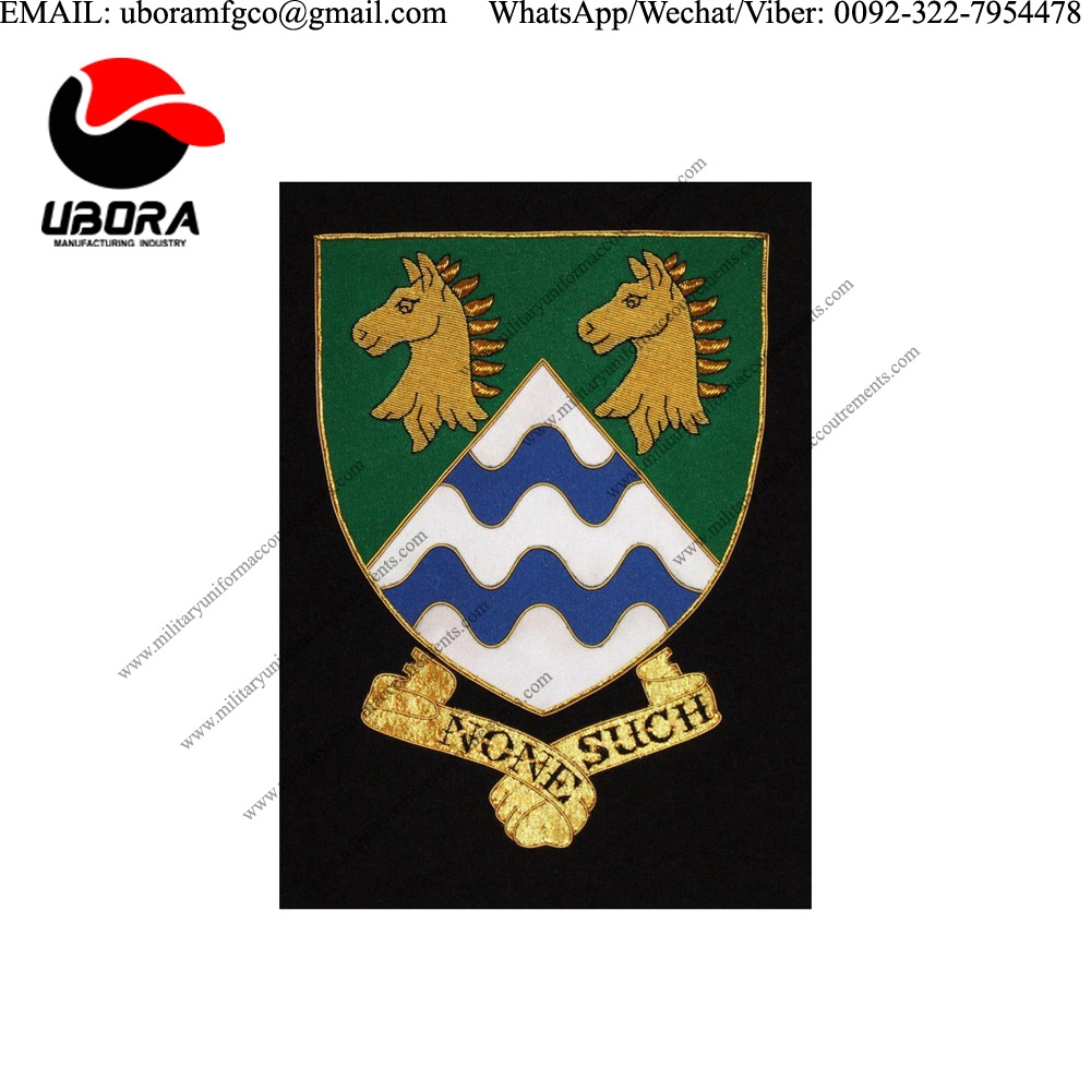 Custom Sew-On Applique Patch Hand made Embroidery embroidery bullion wire blazer badges, Blazer wire