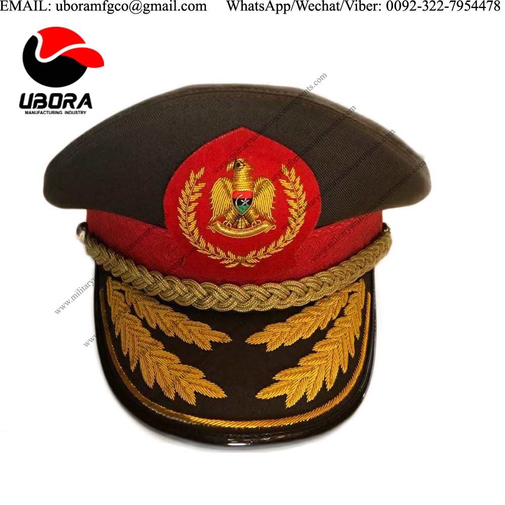  Supplier, Peak Cap and Peak hat Manufacturers, Police officer Peak Military Peaked Cap maker