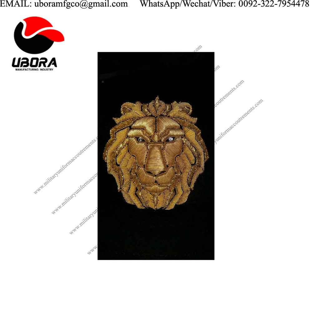 Wholesale Hand Embroidery Bullion Wire Fancy Blazer Badges hand embroidery bullion 