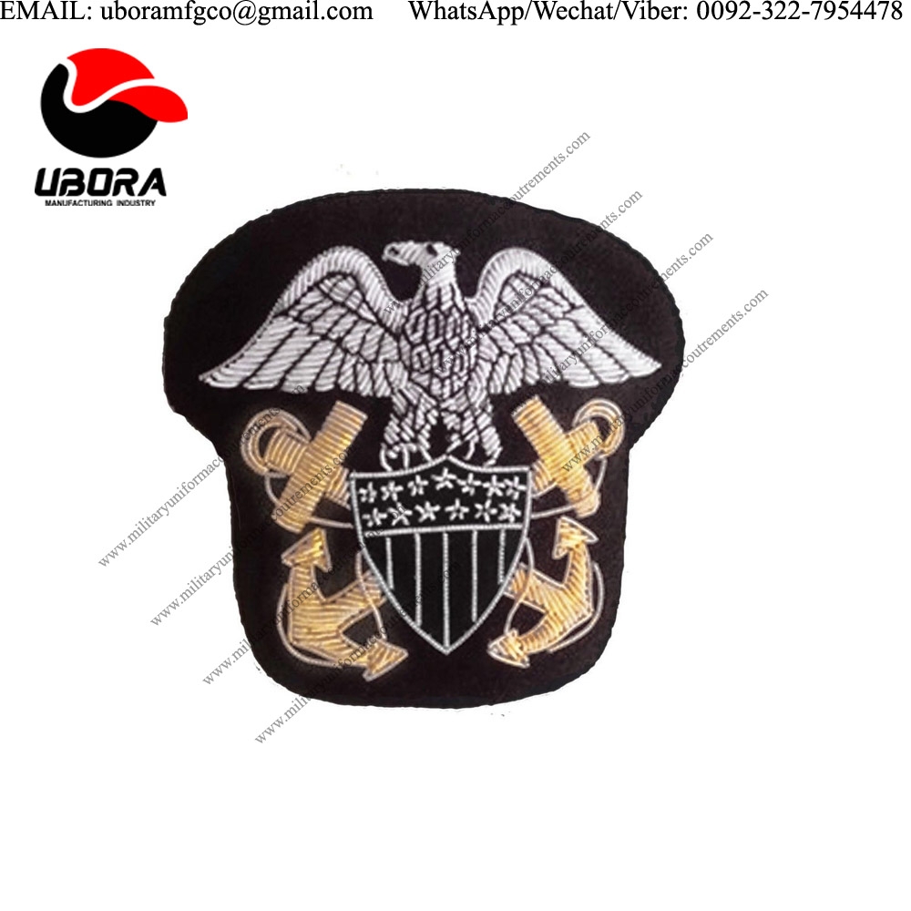 handmade badge Caps And Blazer Badges Badges crest, Blazer Bullion Embroidered Badges.Bullion Wire 
