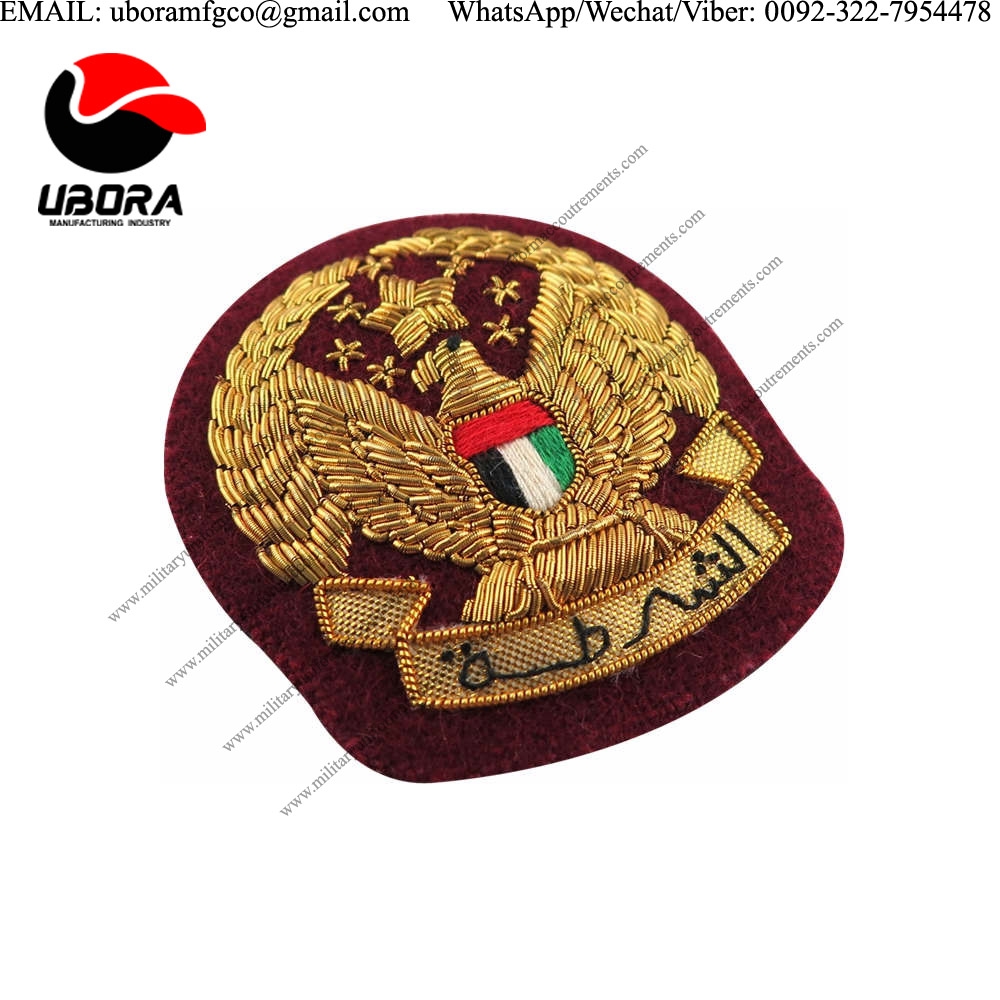 bullion Emblem Bullion Patches Crests hand embroidery bullion wire blazer badge
